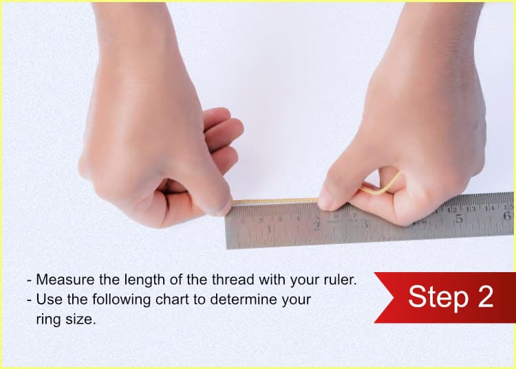Ring size measurement illustration