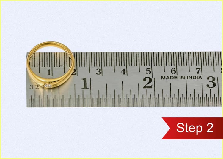 Ring size measurement illustration
